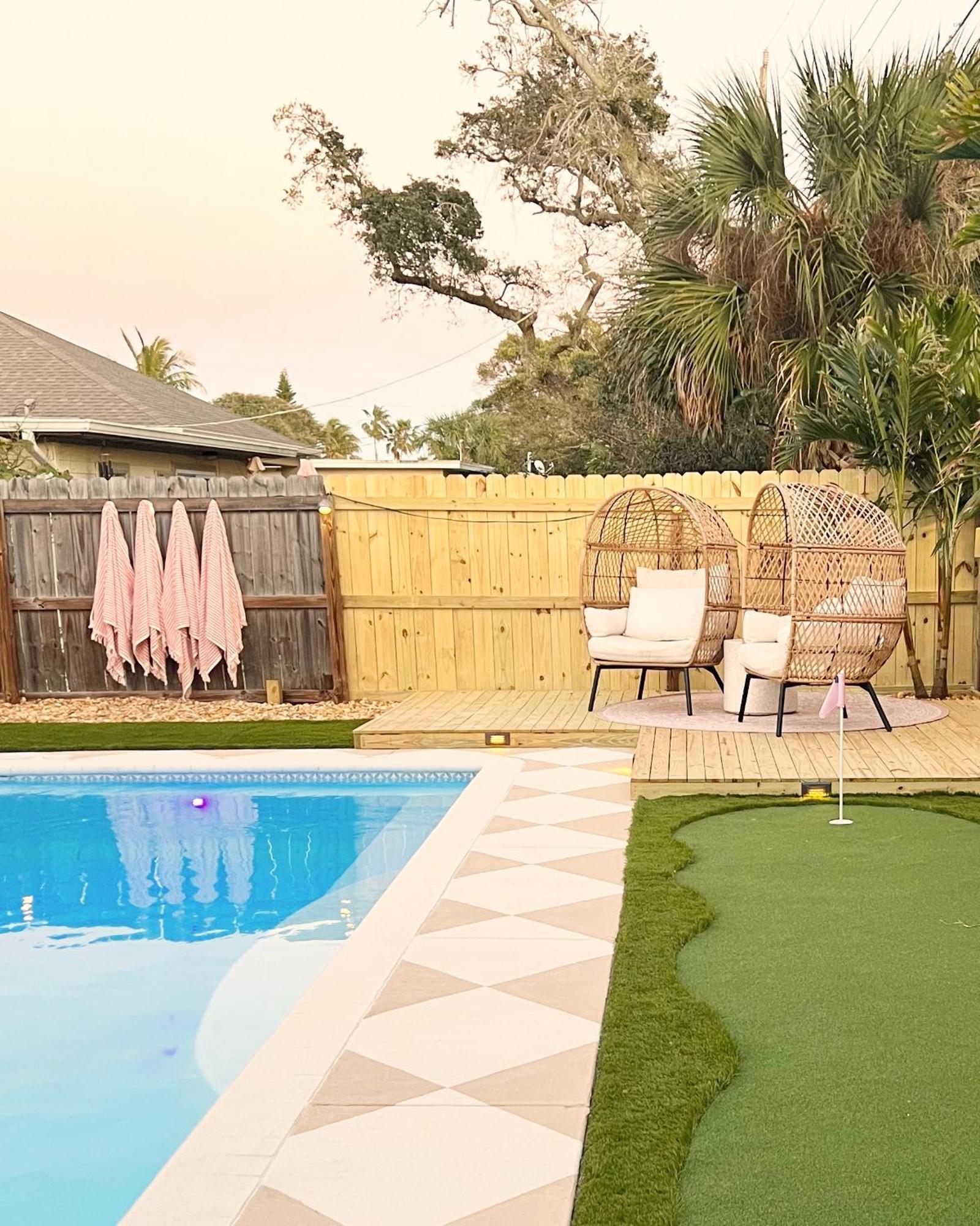 Luxury Villa 3 Blocks From The Beach With A Pool, Fire Pit And Outdoor Oasis Κέιπ Κανάβεραλ Εξωτερικό φωτογραφία